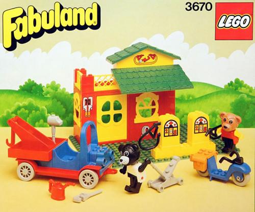 LEGO Fabuland Service Station (3670-1)
