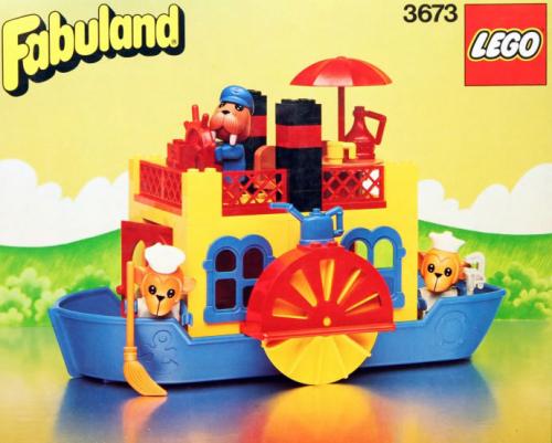 LEGO Fabuland Steamboat (3673-1)