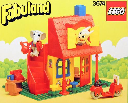 LEGO Fabuland Bonnie Bunny's New House (3674-1)