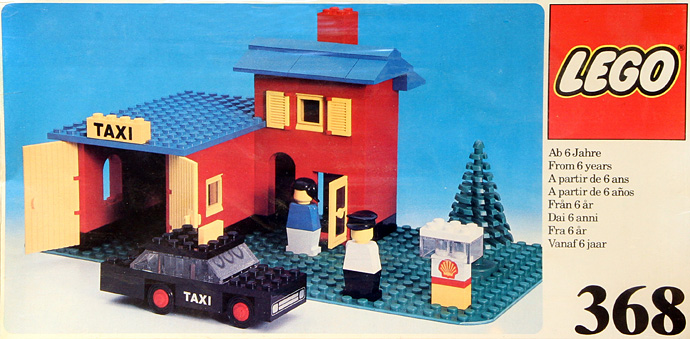 LEGO Building Taxi Garage (368-1)