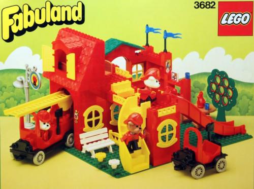 LEGO Fabuland Fire Station (3682-1)