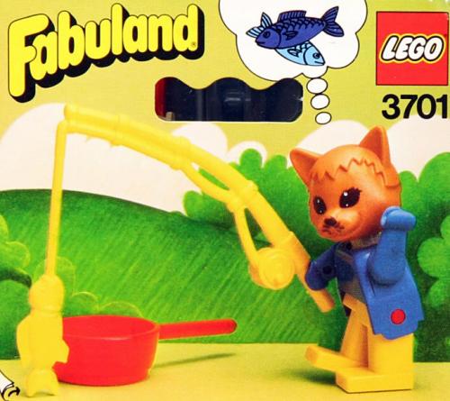 LEGO Fabuland Fisherman Cornelius Cat (3701-1)