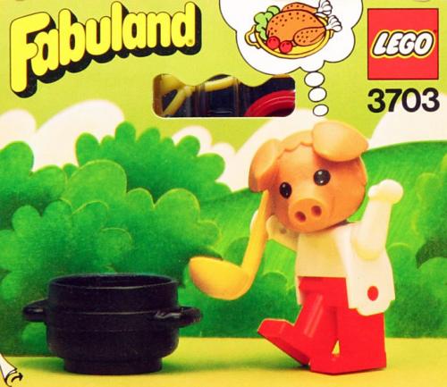 LEGO Fabuland Peter Pig the Cook (3703-1)