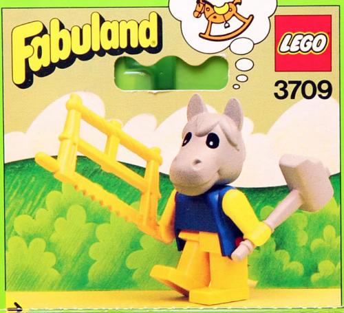 LEGO Fabuland Henry Horse, Carpenter (3709-1)