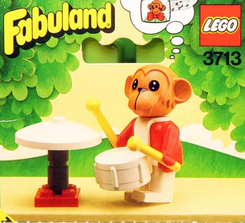 LEGO Fabuland Drummer Gabriel Monkey (3713-1)