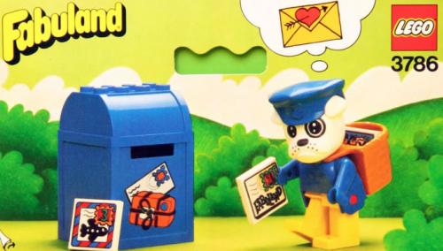 LEGO Fabuland Buzzy Bulldog the Postman (3786-1)