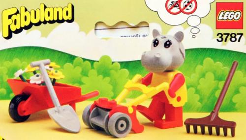 LEGO Fabuland Hannah Hippopotamus, Gardener (3787-1)