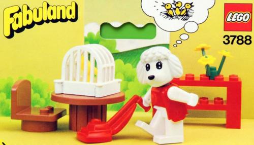 LEGO Fabuland Paulette Poodle's Living Room (3788-1)