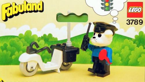 LEGO Fabuland Police Motorcycle (3789-1)