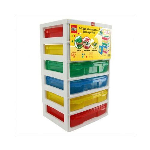 LEGO Storage 6-Case Workstation Storage Unit (397305-1)