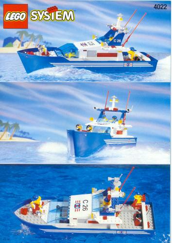 LEGO Boat C26 Sea Cutter (4022-1)