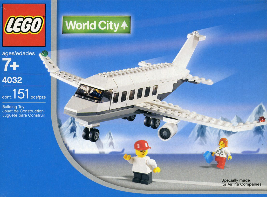 LEGO World City Passenger Plane (4032-1)