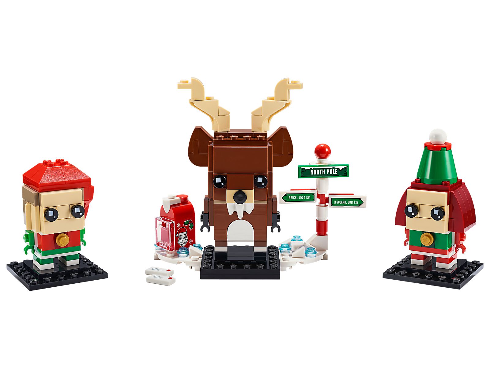 LEGO Brickheadz Reindeer, Elf & Elfie (40353-1)