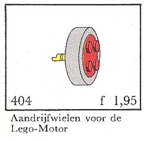 LEGO Supplemental Wheels for the Motor (System) (404-4)