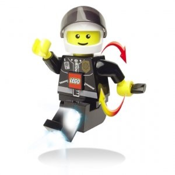 LEGO Houseware Motorcycle Police Dynamo Flashlight (4041268212190-3)