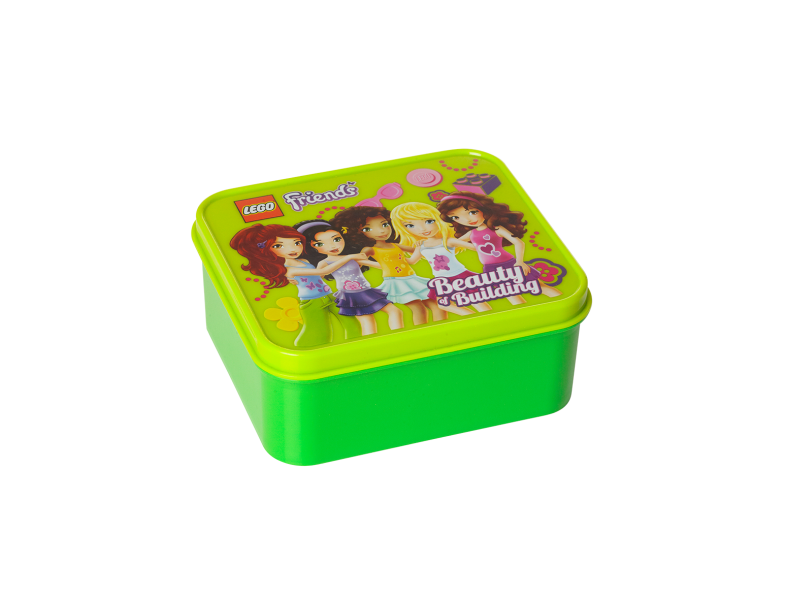 LEGO Houseware Friends Beauty of Building Lunch Box - Green (40501716-1)