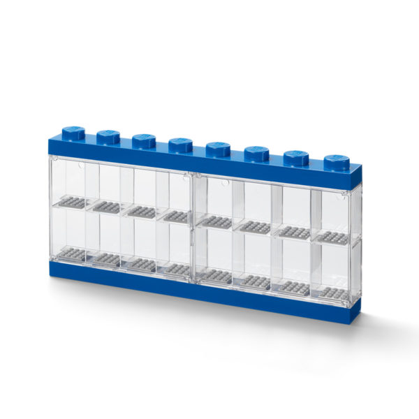 LEGO Storage Minifigure Display Case 16 (Blue) (40660005-1)