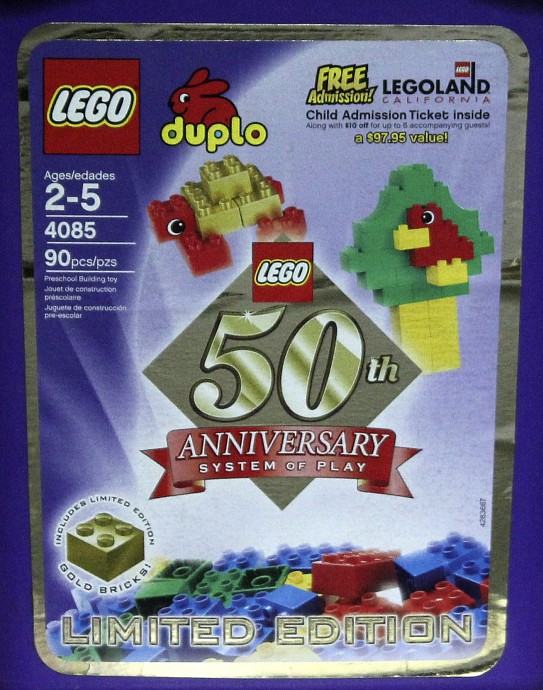 LEGO Basic Set 50th Anniversary Bucket (4085-2)