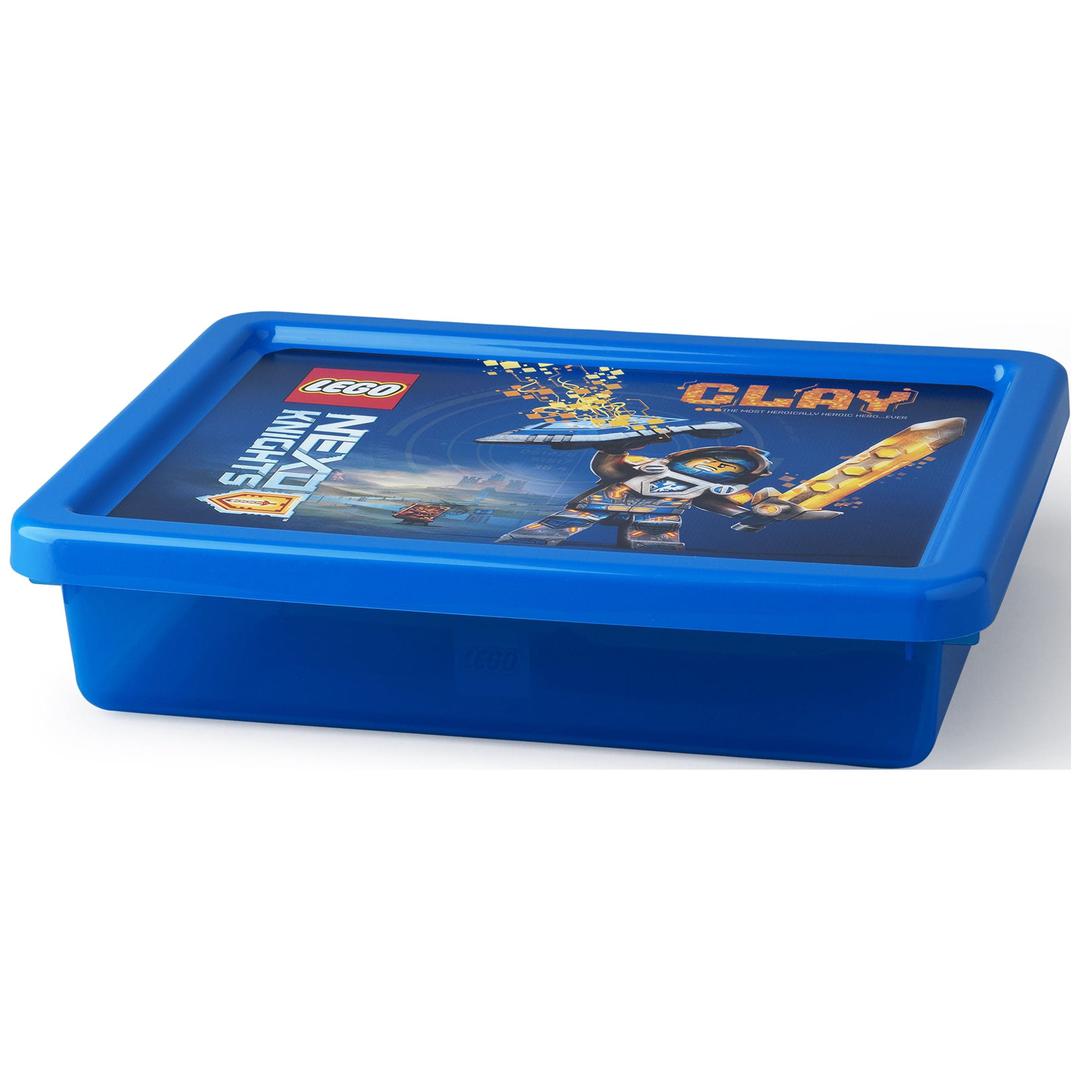 LEGO Storage Storage Box Small with Nexo Knights Clay Print (40921734-1)