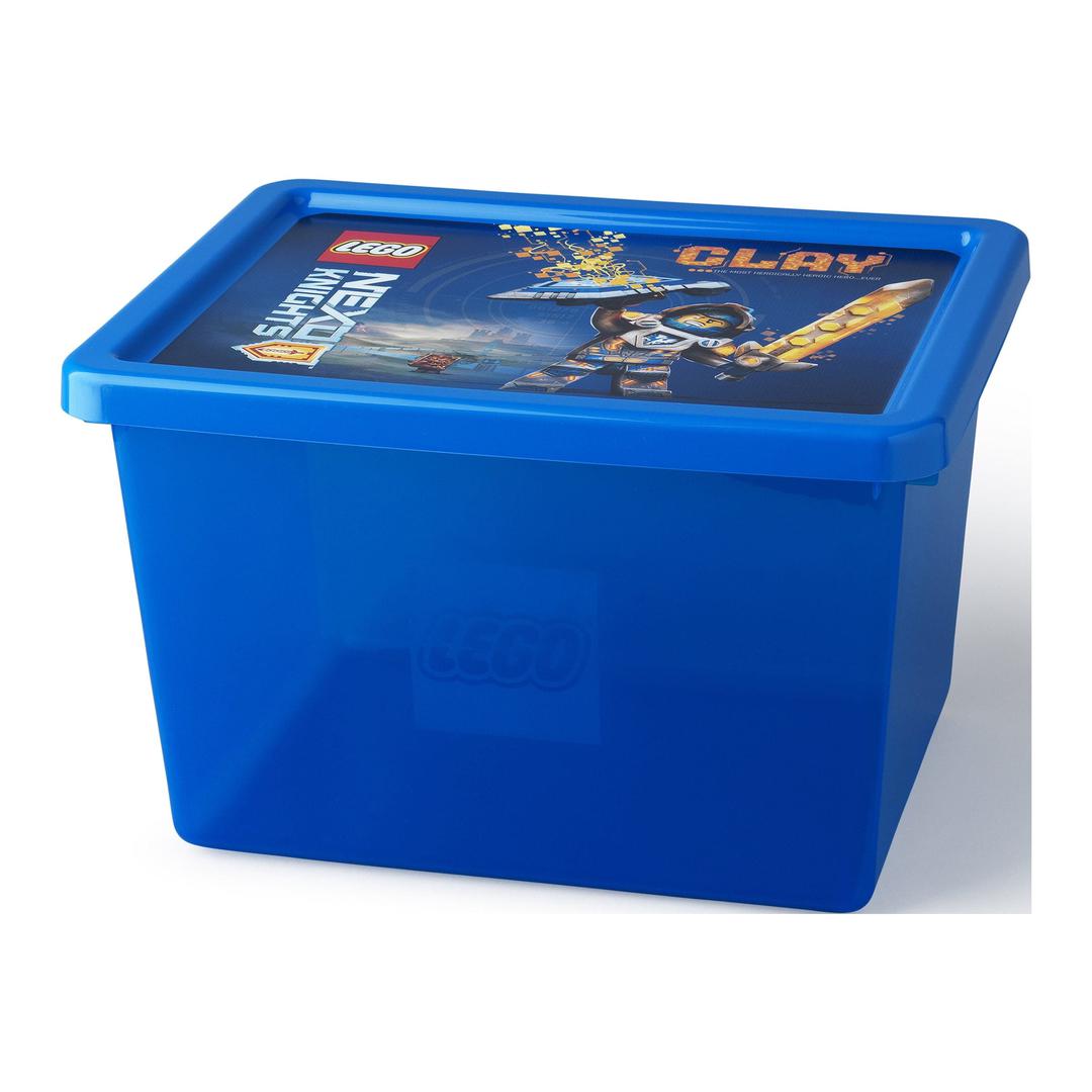 LEGO Storage Storage Box Large with Nexo Knights Clay Print (40941734-1)