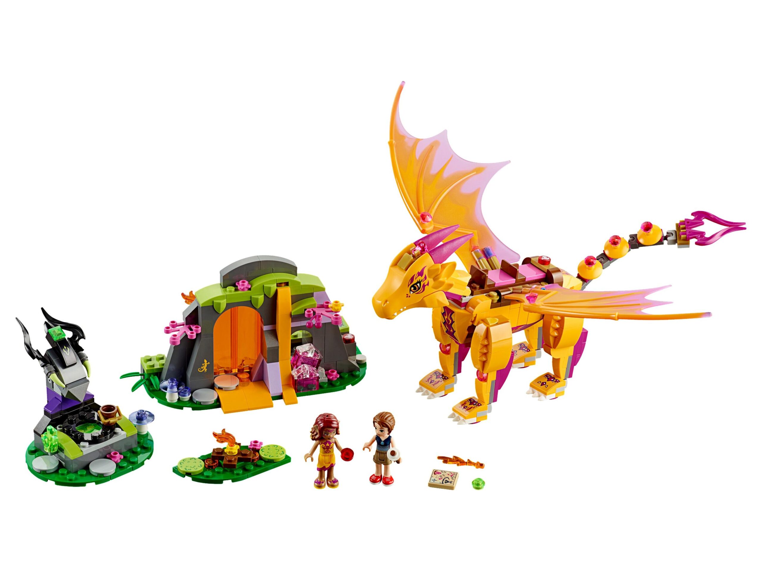 LEGO Elves Fire Dragon's Lava Cave (41175-1)