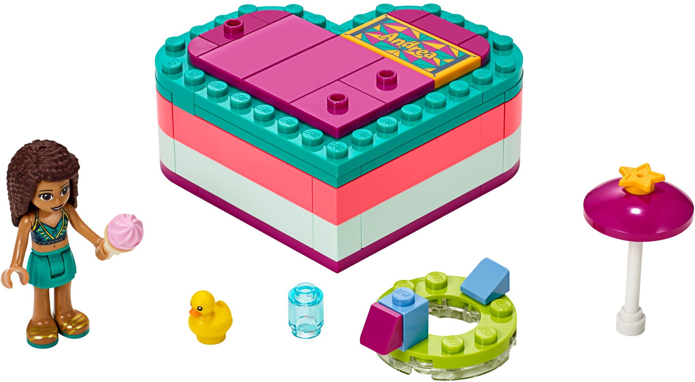 LEGO Friends Andrea's Summer Heart Box (41384-1)