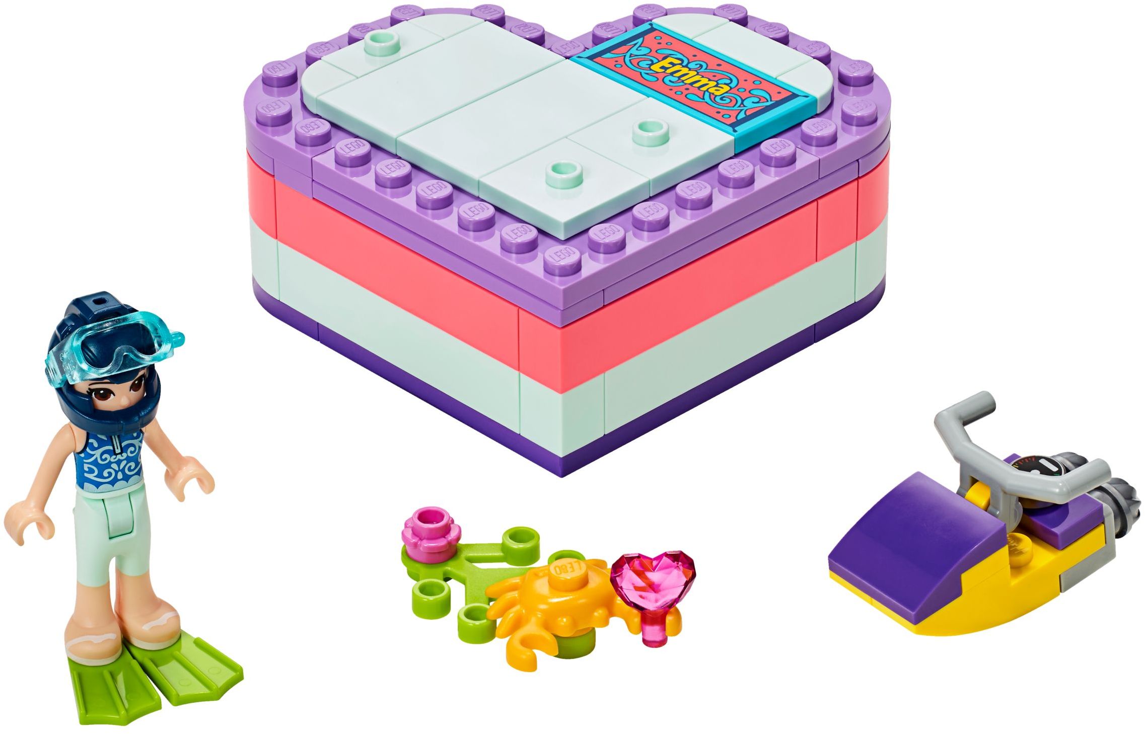 LEGO Friends Emma's Summer Heart Box (41385-1)