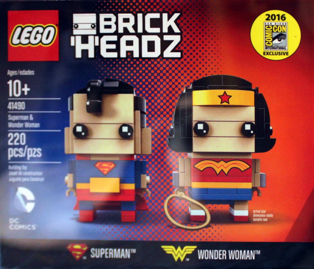 LEGO Brickheadz Superman & Wonder Woman (41490-1)
