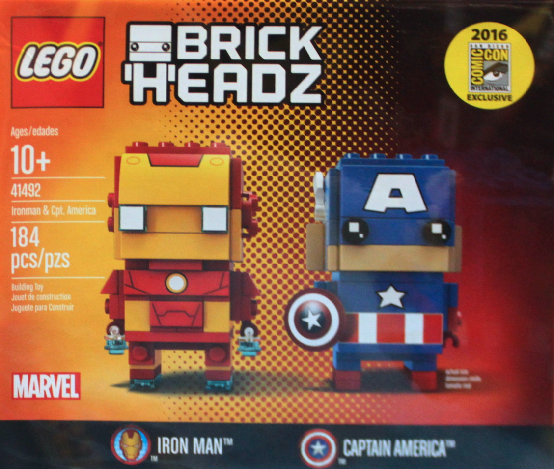 LEGO Brickheadz Iron Man & Captain America (41492-1)