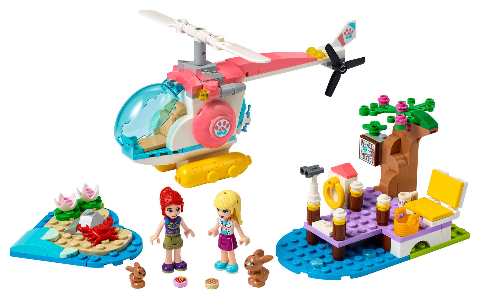 LEGO Friends Vet Clinic Rescue Helicopter (41692-1)