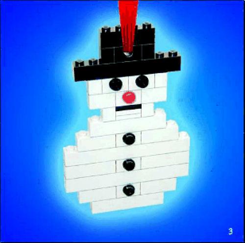 LEGO Christmas Snowman Ornament (4169306b-1)