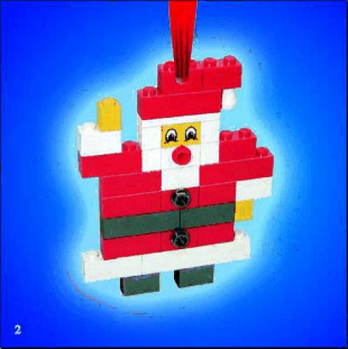 LEGO Christmas Santa Claus Ornament (4169306c-1)