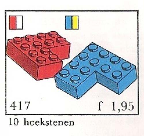 LEGO Supplemental Cornerbricks (System) (417-4)
