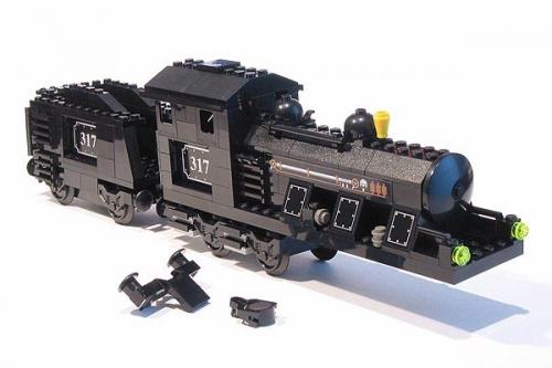 LEGO 9V Large Train Engine with Tender Black (Motorizable, sets 4534, 4535) (4186868-1)