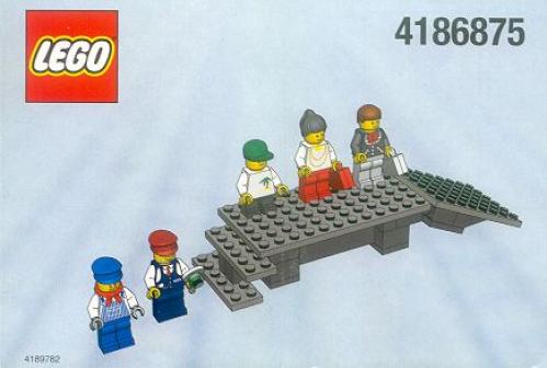 LEGO 9V 9V Platform and Mini-Figures (4186875-1)