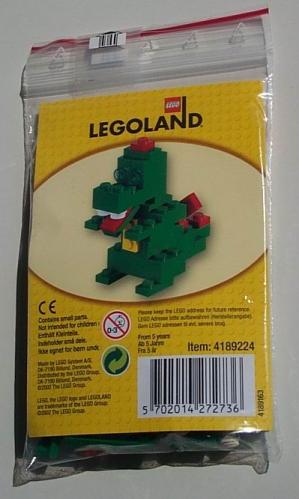 LEGO Legoland Parks Dragon Sculpture, Ollie (LEGOLAND Billund Version) (4189224-1)