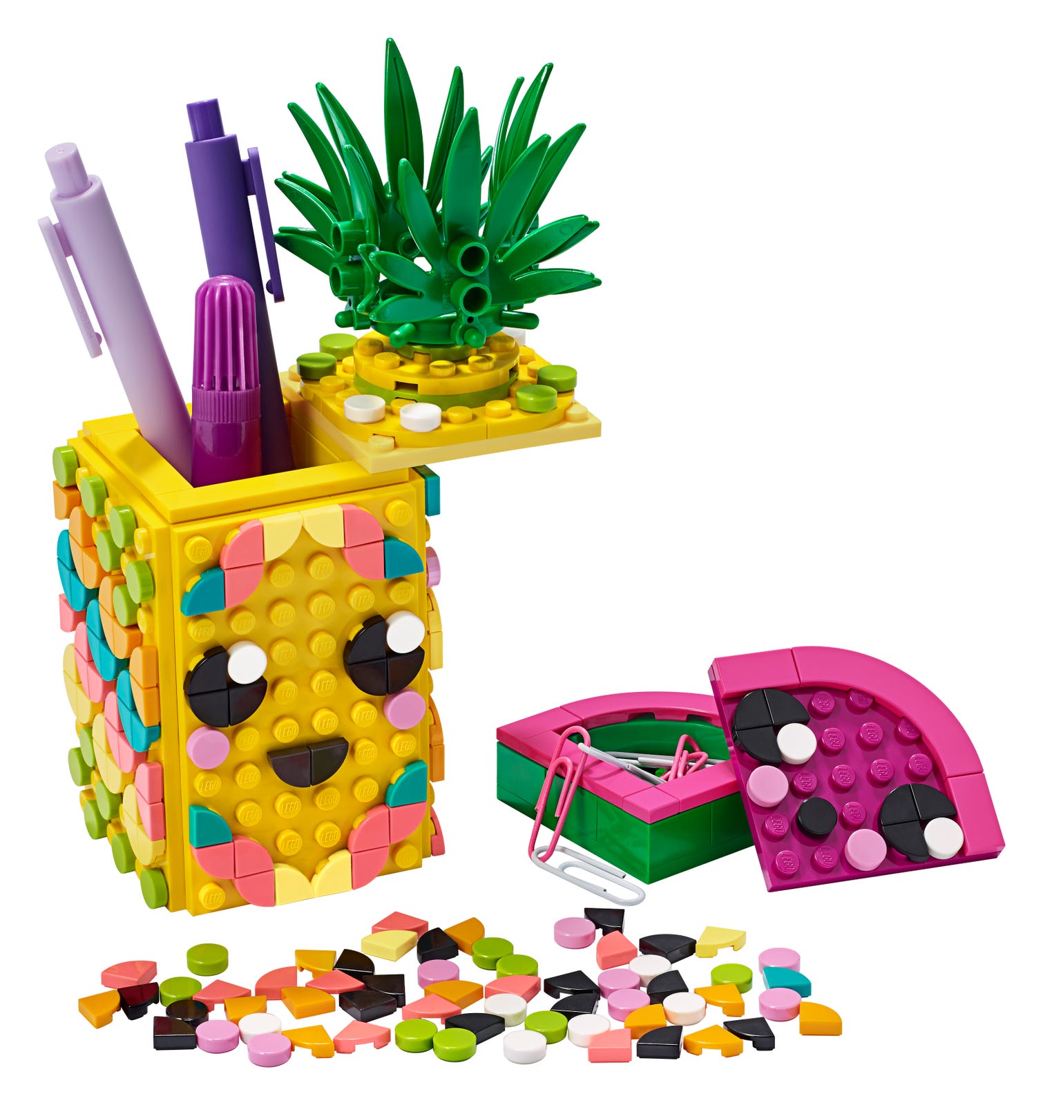 LEGO DOTS Pineapple Pencil Holder (41906-1)