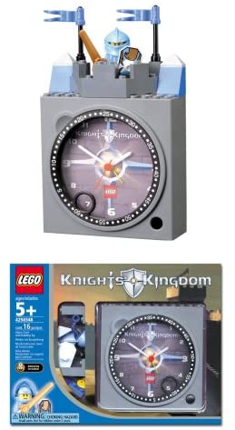 LEGO Clocks and Watches Knights' Kingdom Alarm Clock with Building Toy (4250348-1)