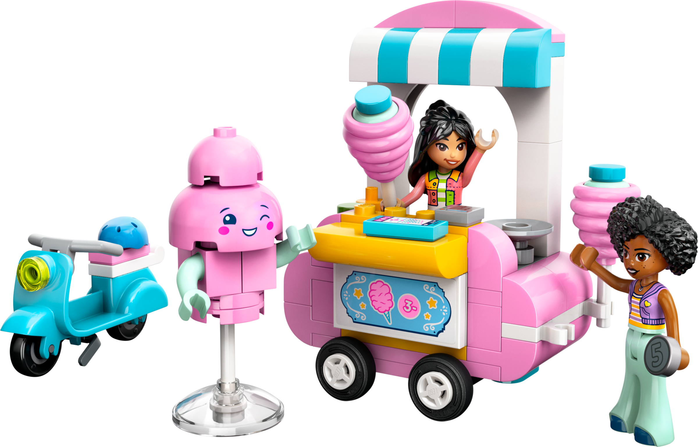LEGO Friends Cotton Candy Stand and Scooter (42643-1)