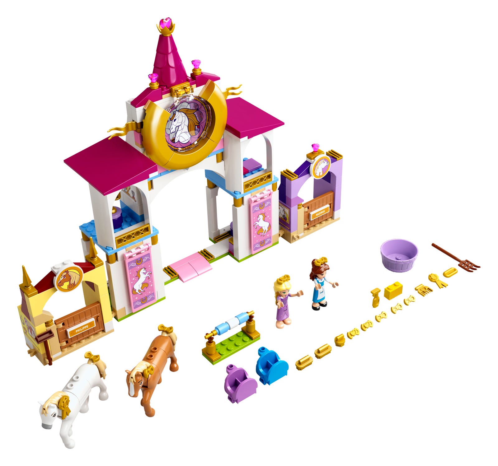 LEGO Disney Princess Belle and Rapunzel's Royal Stables (43195-1)