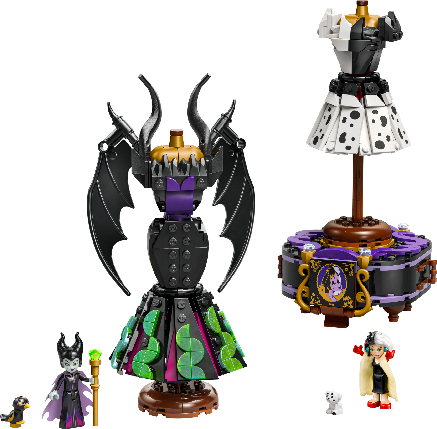 LEGO Disney Maleficent's and Cruella de Vil's Dresses (43262-1)