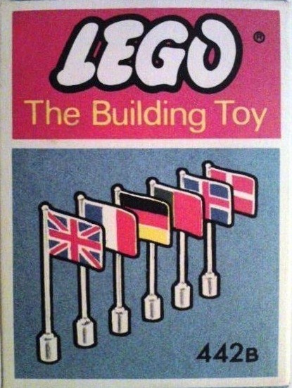 LEGO Supplemental 6 International Flags (The Building Toy) (442B-1)
