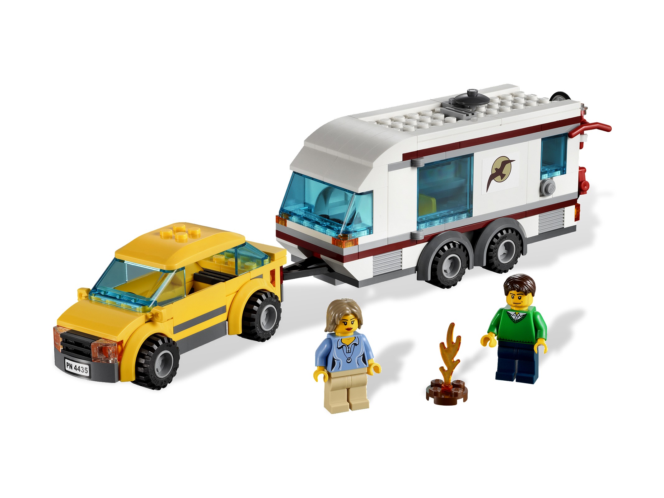 LEGO Traffic Car and Caravan (4435-1)