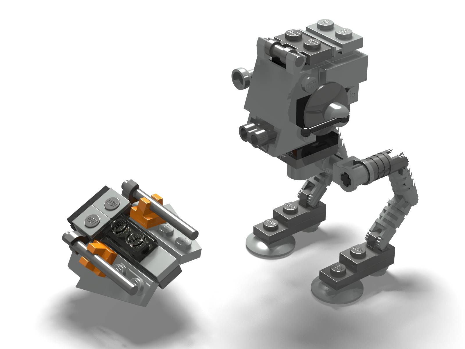 LEGO Star Wars AT-ST & Snowspeeder - Mini (4486-1)