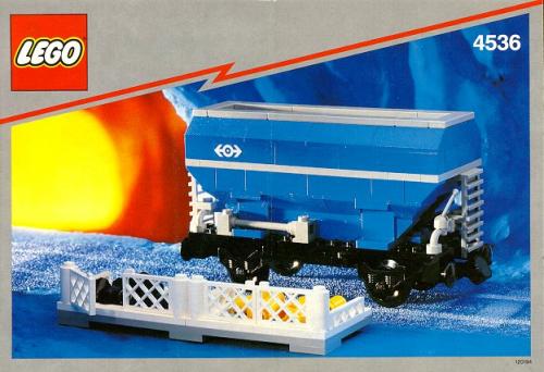 LEGO 9V Blue Hopper Car (4536-1)