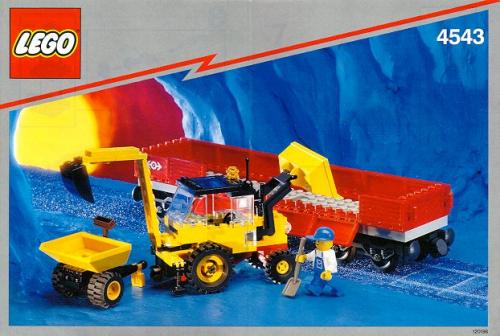 LEGO 9V Railroad Tractor Flatbed (4543-1)