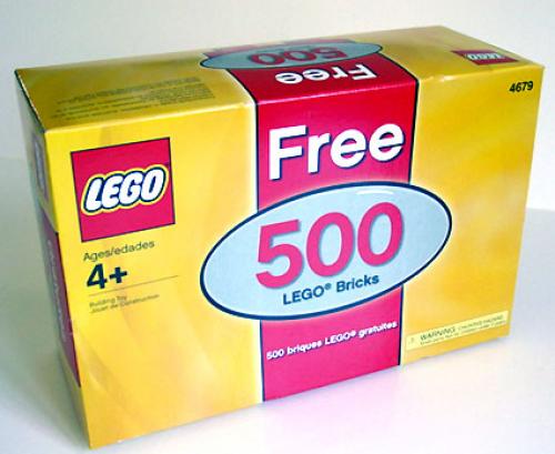 LEGO Make & Create Free 500 LEGO Bricks (Bonus box and its contents only) (4679b-2)