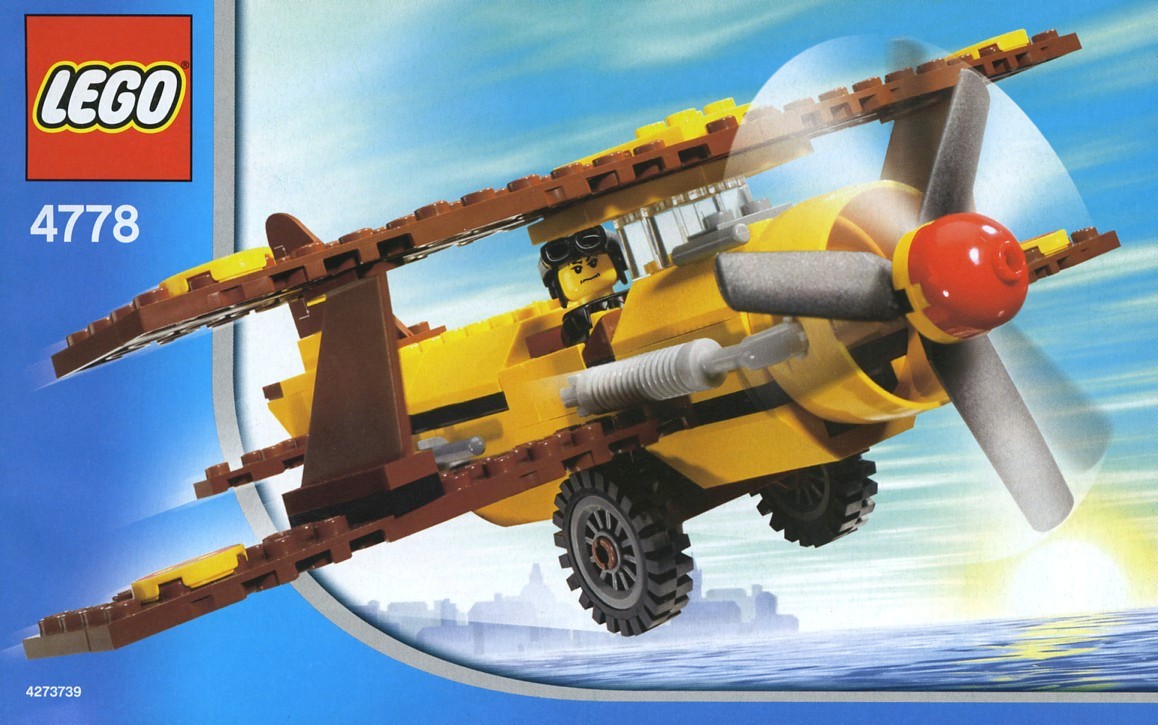 LEGO Town Desert Biplane (4778-1)