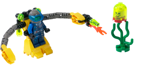LEGO Mission Deep Sea Alpha Team Robot Diver (4790-1)