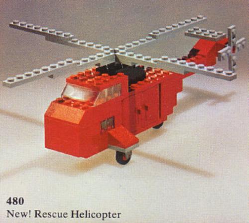 LEGO Fire Rescue Helicopter (480-1)